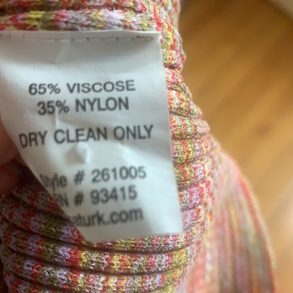 Y2K Trina Turk cardigan 70s vibe EUC - Picture 8 of 9